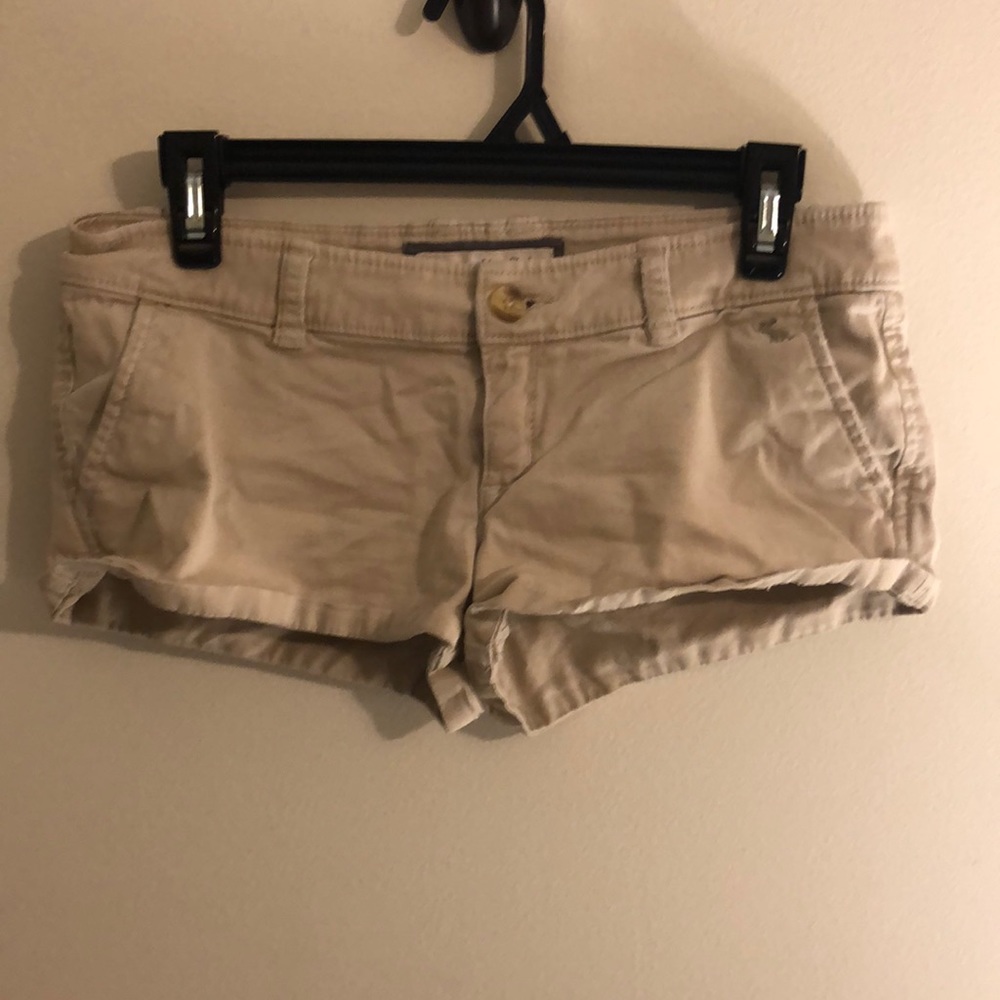 A&F Khaki Shorts